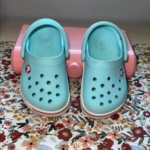 CROCS Kids Shoes in Light Blue